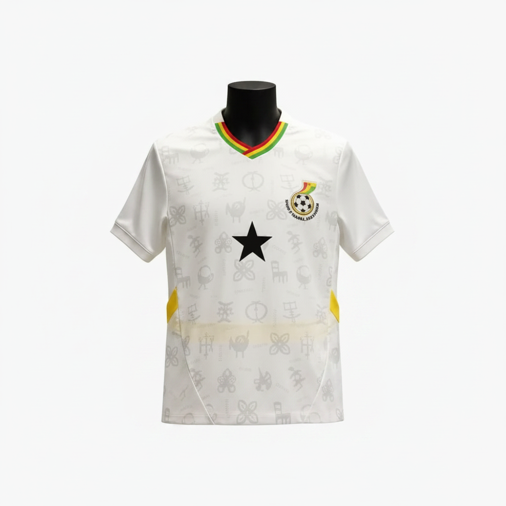 2026 Ghana Soccer Jersey | GFA Black Star Football Shirt.