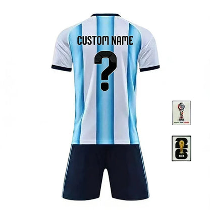2026 Argentina  Soccer Jersey Football Jersey Custom Personalized Soccer Kit Breathable Football Shirt