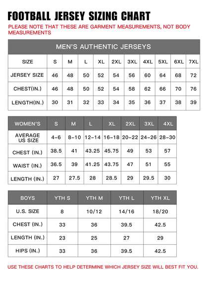 Custom Football Jersey Personalized Printed Name Number Team Uniform American Fans Gift for Adults Kids