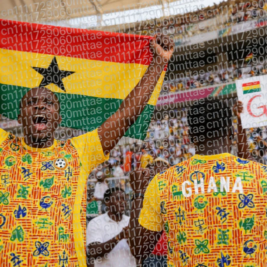New Ghana Training Jersey, 3D Printed Football Fan Version, Men Women Summer Short Sleeve Quick-Dry Breathable Sports T-Shirt