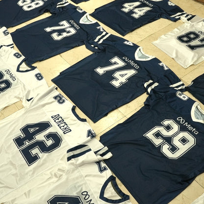 Custom Football Jersey Personalized Printed Name Number Team Uniform American Fans Gift for Adults Kids