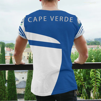2024 Cape Verde Flag Graphic T Shirts Summer 3D Printed Sports Outdoor O'neck T-shirt Men's Short Sleeved Football New In Tops