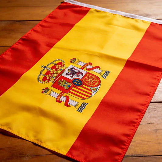 90x150cm Spain Flag Super Poly Football Big Flag for Indoor And Outdoor Celebration