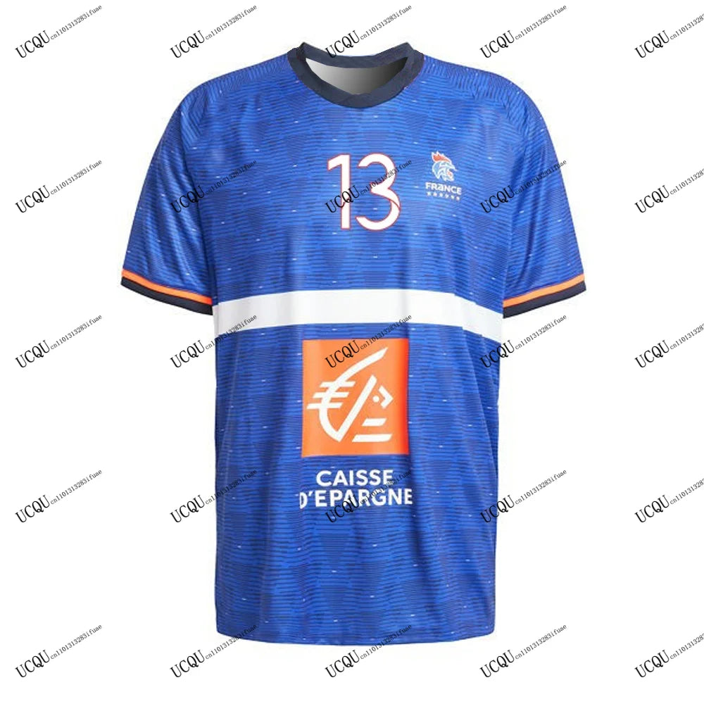 National Team N. Karabatic #13 2025-26 New Arrival Paris Handball France 3D Printed Jersey T-Shirt Adult KIDs Unisex Player KIT