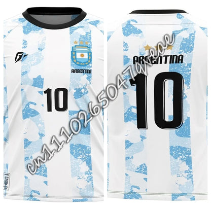 2026 Germany National Team Soccer Jersey - White with Colorful Checkered Pattern #10 Official Team Badge Ideal for Fans