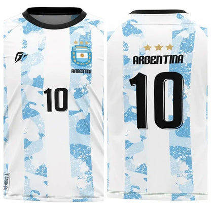 2026 Germany National Team Soccer Jersey - White with Colorful Checkered Pattern #10 Official Team Badge Ideal for Fans