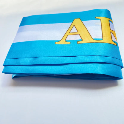 2026 Country Flag Scarf - Double-sided Printed Satin with Tassels
